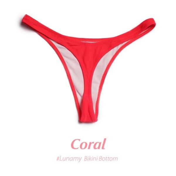 Braguita de bikini para mujer tipo tanga con forro - Imagen 7