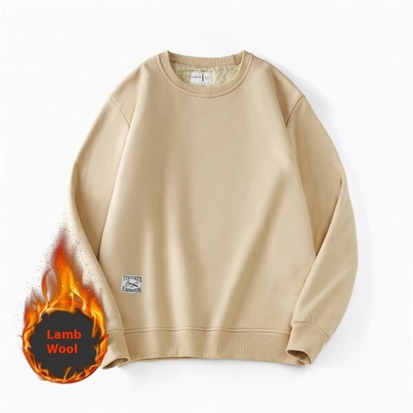 Jersey cálido de cuello redondo para hombre - Imagen 9